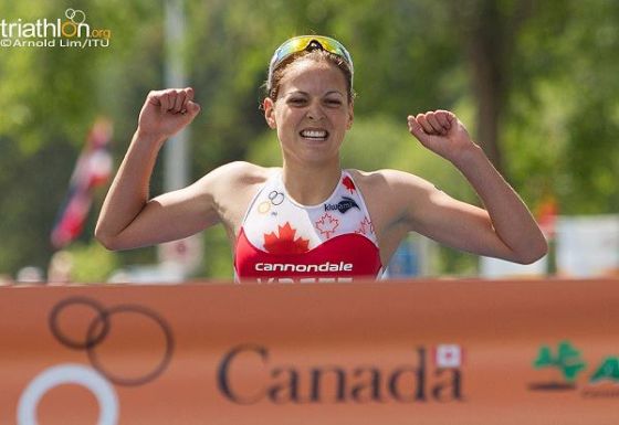 La canadese Amelie Kretz vince la Coppamondo di casa ad Emdmonton