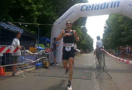 Massimo De Ponti vince l'8° Triathlon Campus