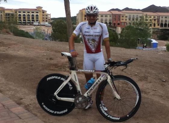 Alberto Casadei al Mondiale Ironman 70.3 Las Vegas 2013