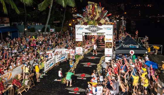 L'arrivo dell'Ironman Hawaii 2013