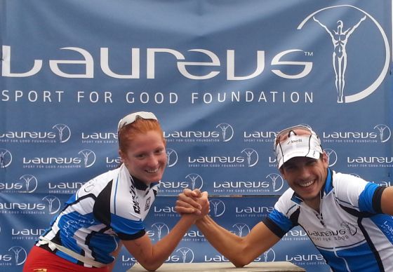 Anna Maria Mazzetti e Alessandro Fabian vincono il 1° Laureus Triathlon (Foto D. Nardone/FCZ.it)