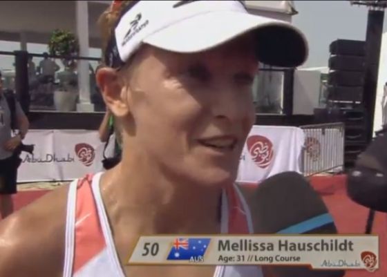 Melissa Hauschildt vince l'Abu Dhabi International Triathlon 2014 Long Course