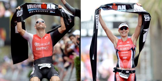 Dirk Bockel e Caroline Steffen vincono l'Ironman Melbourne 2014