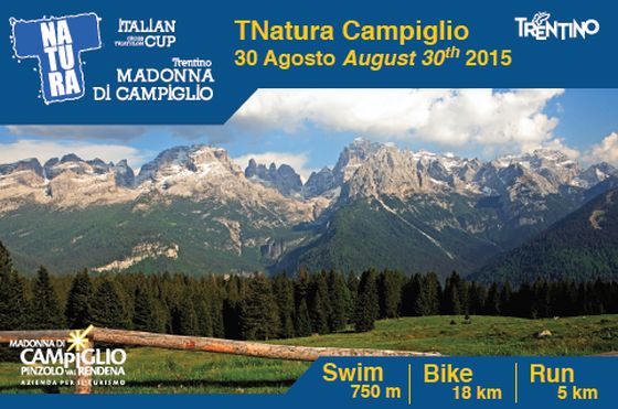 Il 1° TNatura Madonna di Campiglio è un cross triathlon in programma il 30 agosto 2015