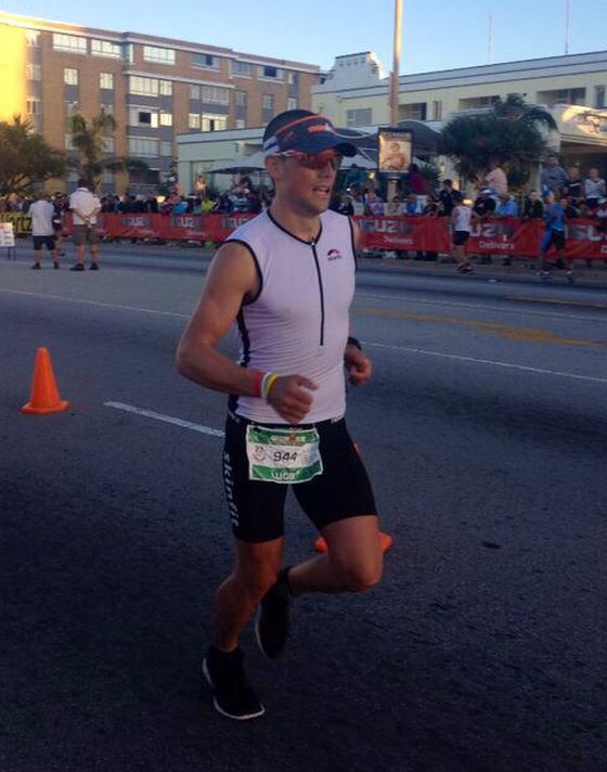 Luca Cozza 1° M1824 all'Ironman South Africa 2014
