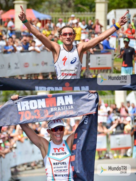 Tim Don e Mirinda Carfrae vincono l'Ironman 70.3 Brasilia 2014