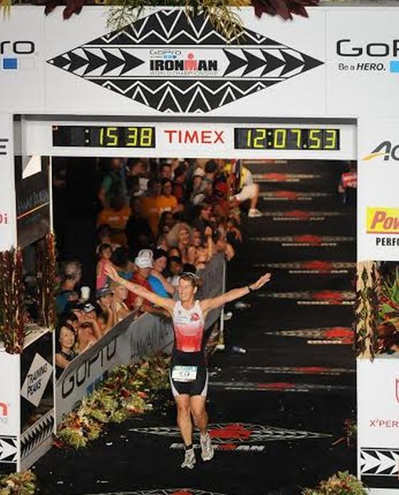 Gabi Winck finisher all'Ironman Hawaii