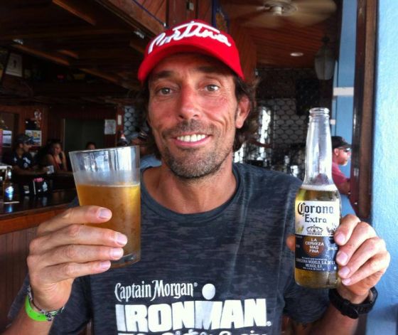Nicola Zardini brinda al suo Ironman 70.3 St. Croix
