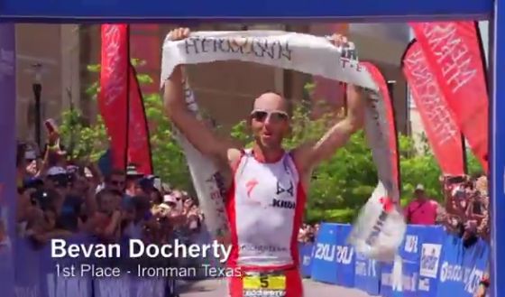 Bevan Docherty vince l'Ironman Texas 2014