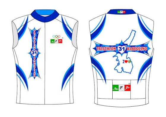 La maglia da finisher del Triathlon di Bardolino 2014