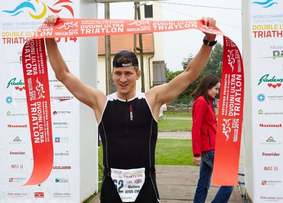 Matthew Winn-Smith ha vinto il Mondiale Double Ultratriathlon 2014 in Slovenia