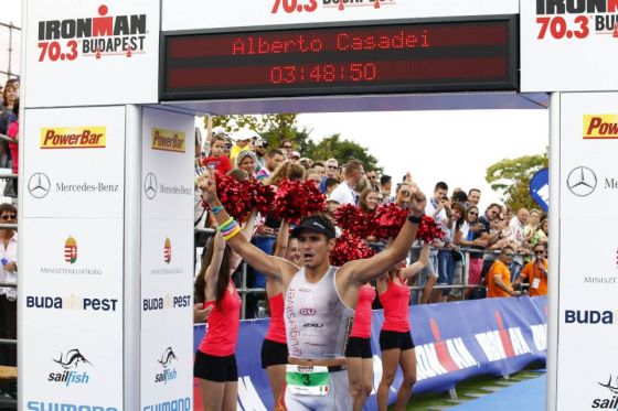Alberto Casadei 2° al 1° Ironman 70.3 Budapest del 23 agosto 2014