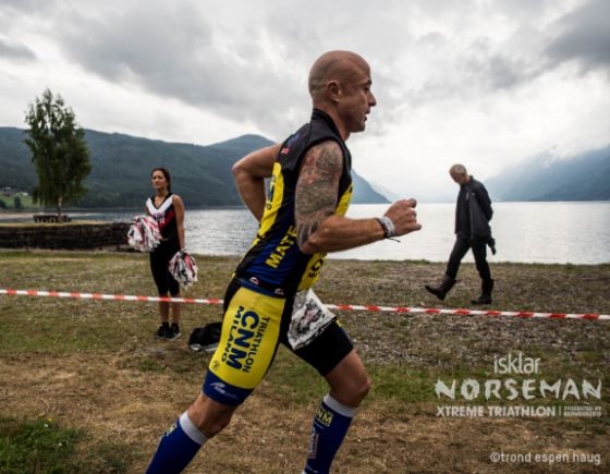 L'inizio della maratona del Norseman
