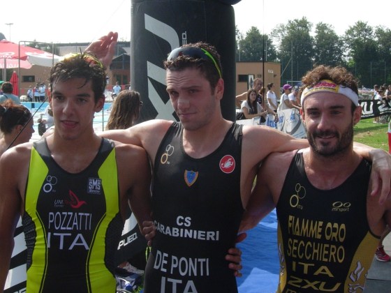 I protagonisti maschili del Triathlon Città di Cremona 2014