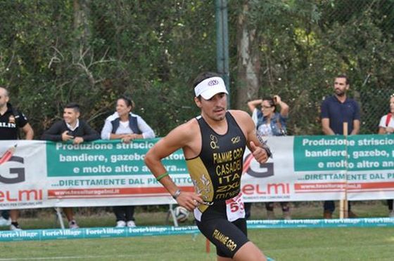 Alberto Casadei ha vinto il triathlon sprint del Challenge Forte Village 2014