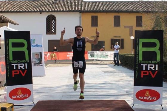 Huber Rossi vince il Duathlon Sprint Paradiso Pavese 2014