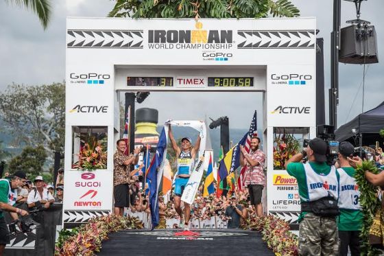 L'australiana Mirinda Carfrae iridata all'Ironman Hawaii World Championship 2014 (Foto: Nils Nilsen/IRONMAN)