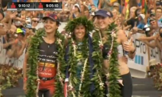 Ironman Hawaii 2014, il podio femminile