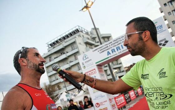 Mauro Mazza è stato uno dei protagonisti del Campionato Italiano di Paratriathlon (Foto: M. Bardella)