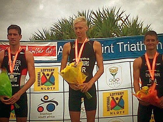 Jonas Schomburg ha vinto il 1° marzo 2015 in Sudafrica il suo primo triathlon ITU