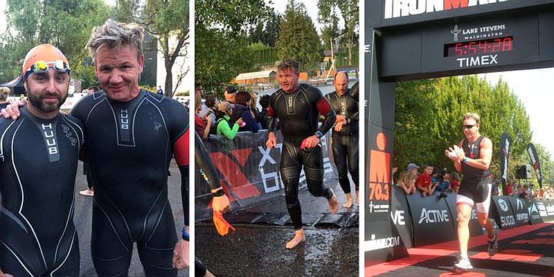 Gordon Ramsay finisher all'Ironman 70.3 Lake Stevens 2015
