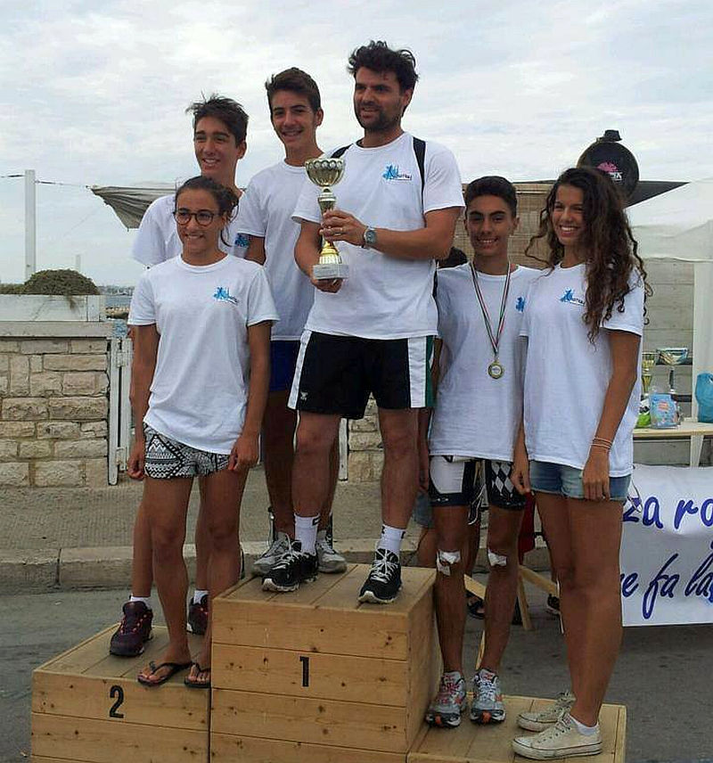 Il 2° Aquathlon Netium di Giovinazzo ha assegnato i titoli regionali di categoria e a squadre