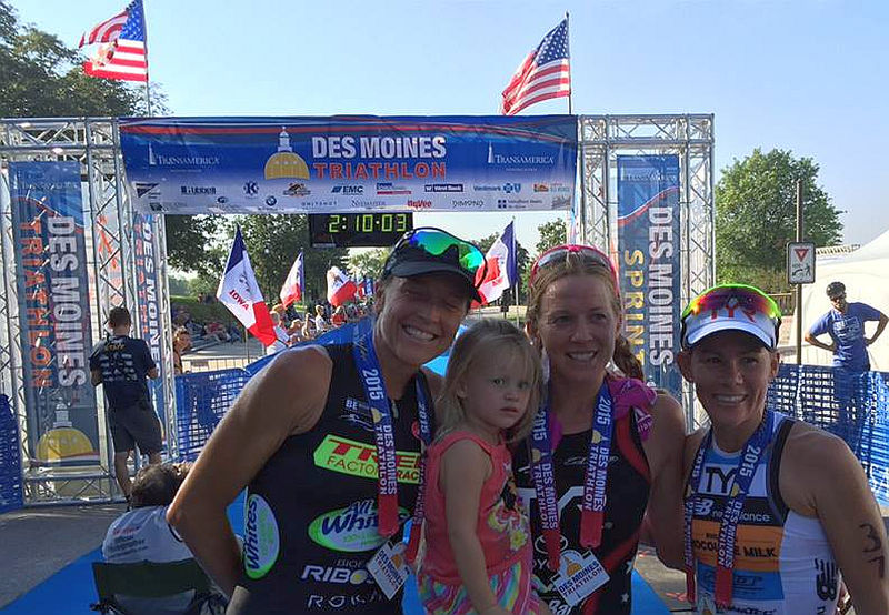 Sarah Haskins vince il Des Moines Triathlon 2015