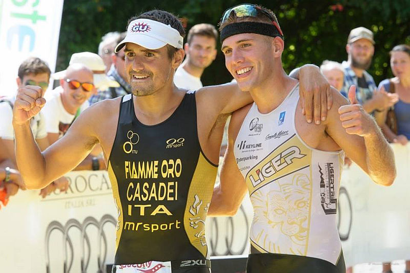 Alberto Casadei e Marco Dalla Venezia protagonisti al Let'Go Triathlon Grado 2015
