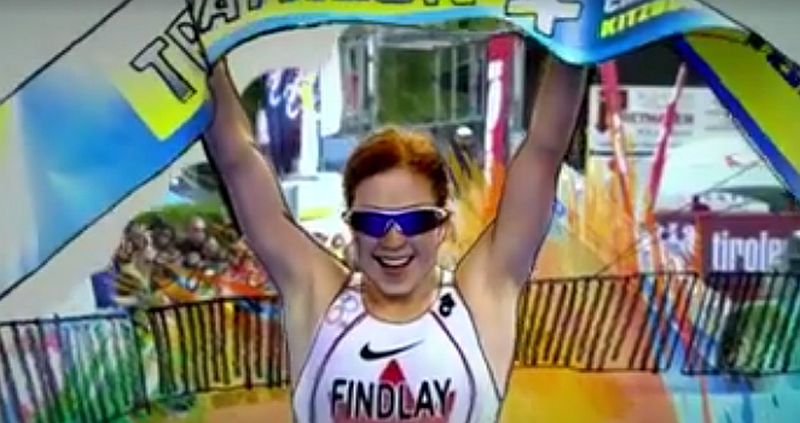 La canade Paula Findlay è una dei "SuperHumans", triatleti al via della WTS del 6 settembre
