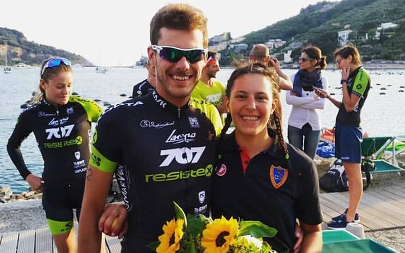 Angelica Olmo e Riccardo Mosso vincono il Triathlon Porto Venere 2016