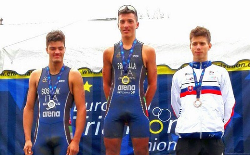 Filippo Pradella oro e Jacob Sosniok argento agli Europei Junior di Cross Triathlon 2016