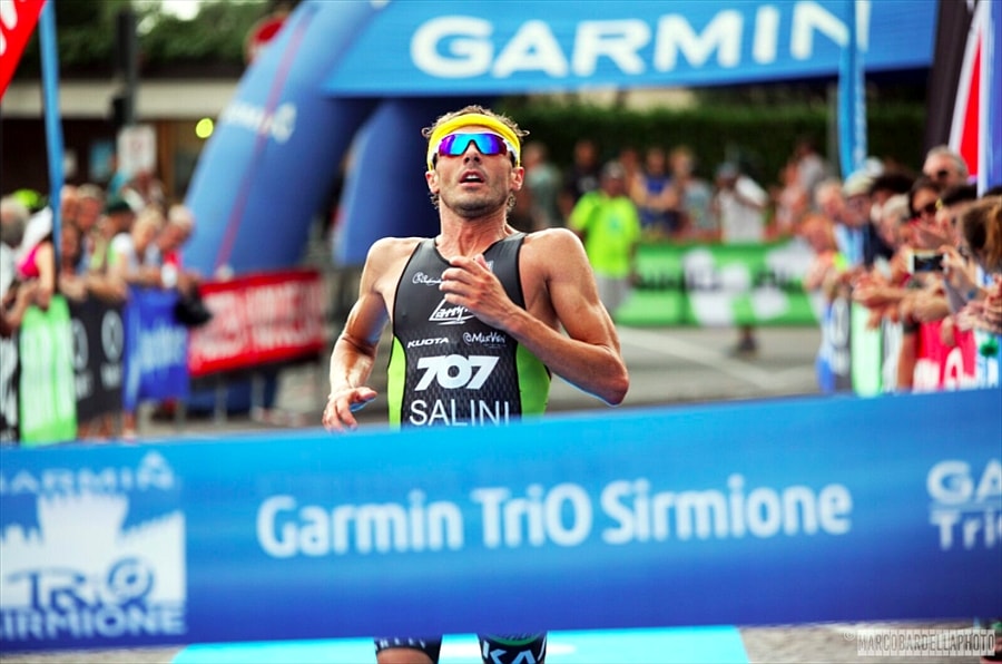 Gabriele Salini vince il triathlon olimpico Garmin TriO Sirmion 2016
