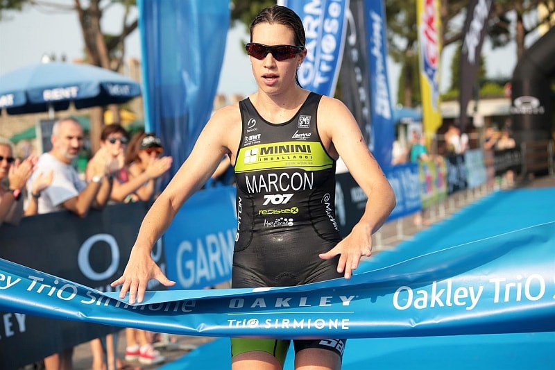 Elisa Marcon (707 Triathlon) vince l'Oakley TriO Sirmione 2017, triathlon olimpico valido come 1^ tappa del Garmin TriO Series (Foto: ©Marco Bardella)