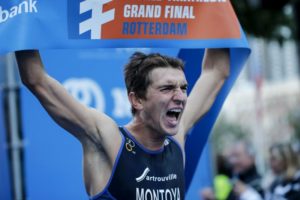 Raphael Montoya è oro tra gli Under 23 all'ITU World Triathlon Grand Final Rotterdam 2017 (Foto ©ITU Media / Wagner Araujo)