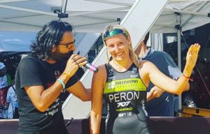 Gaia Peron racconta la sua vittoria al Let's Go Triathlon Grado 2017 al microfono di Dario "daddo" Nardone
