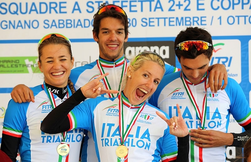 A Lignano, il 1° ottobre 2017, Il 707team si laurea Campione d'Italia di Triathlon a Staffetta 2+2