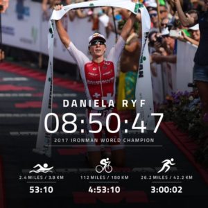 Daniela Ryf vince l'Ironman World Championship per la terza volta consecutiva (Foto ©IRONMANtri)