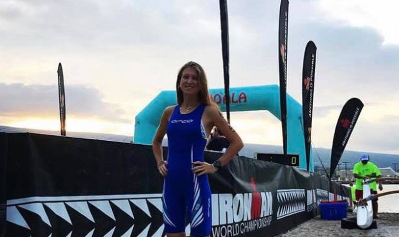 Federica De Nicola, la studentessa in medicina con la passione per il triathlon, una dei 35 italiani al via dell'Ironman Hawaii 2017