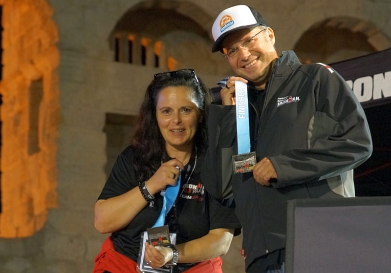 Robertina e Igor, gli organizzatori dell'Ironman 70.3 Pula