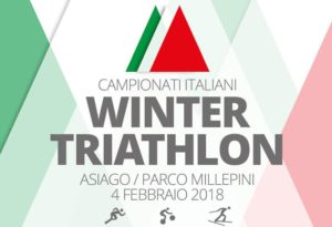 Domenica 4 febbraio 2018 si disputeranno, ad Asiago (VI), i Campionati Italiani di winter triathlon