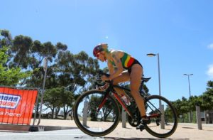 Tra le protagoniste dell'ITU Triathlon World Cup, a Cape Town, domenica 11 febbraio 2018, c'è stata anche la portoghese Vanessa Fernandes (Foto ©ITU Media / Tommy Zaferes)