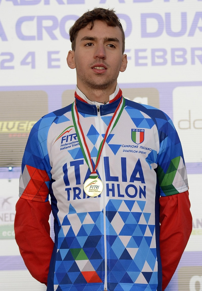 Diego Boraschi è il campione italiano 2018 di duathlon sprint (Foto: Massimiliano Pizzolato)