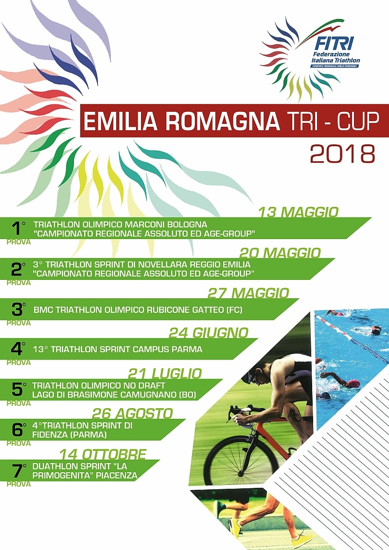 Volantino Emilia Romagna Tri-Cup 2018