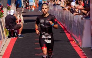 Più che buona la prova di Marta Bernardi, quinta al traguardo dell'Ironman Lanzarote 2018 (Foto ©Max Rovatti)