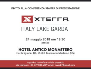 invito conferenza stampa XTERRA Italy Lake Garda
