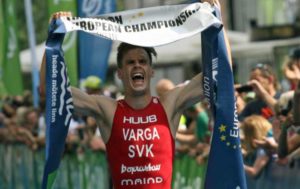 Lo slovacco Richard Varga è il campione europeo di triathlon 2018 su distanza sprint (Foto ©ETU Triathlon)