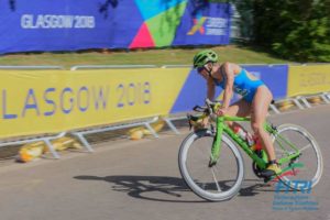 Giorgia Priarone, una delle tre azzurre in gara, si è classificata 25^ all'ETU Triathlon European Championships a Glasgow 2018 (Foto ©FiTri / Tiziano Ballabio)