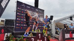 All'Ironman Copenaghen 2018 il francese Cyril Viennot precede il danese Kristian Høgenhaug e l'italiano Giulio Molinari
