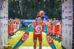 Il più veloce al Challenge Sardinia Forte Village Triathlon Sprint 2018 è l'austriaco Marcel Patcheu-Petz (Foto ©Activ'Images)