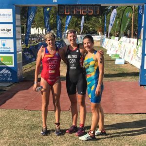 La britannica Nicole Walters, a Ibiza, si laurea campionessa europea di cross triathlon 2018. La spagnola Laura Gomez è argento, l'ucraina Sofiya Pryyma bronzo.